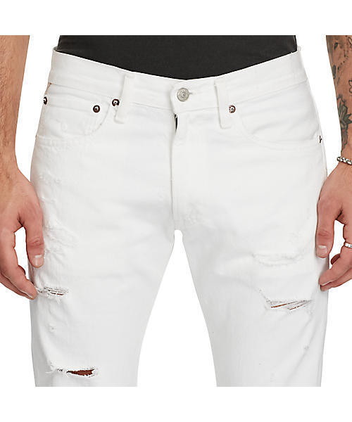 Denim & Supply Ralph Lauren(デニムアンドサプライラルフローレン)の「D&S プロスペクト スリム ジーンズ(デニムパンツ・メンズ・ホワイト・30/30/27/30/34/32/28/32/31/32/32/30/36/32)」の4枚目の写真