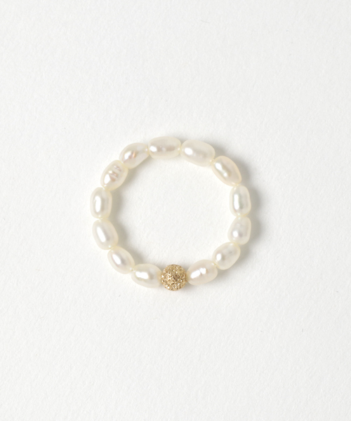 TONE SELECT GOODS(トーンセレクトグッズ)の「【i.o】淡水パールリング(リング・レディース・ホワイト/ピンク・9号/13号/11号/14号)」の2枚目の写真