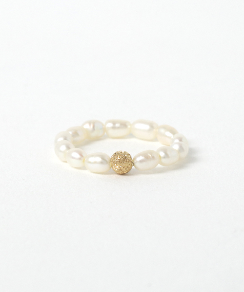 TONE SELECT GOODS(トーンセレクトグッズ)の「【i.o】淡水パールリング(リング・レディース・ホワイト/ピンク・9号/13号/11号/14号)」の3枚目の写真