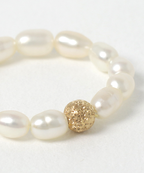 TONE SELECT GOODS(トーンセレクトグッズ)の「【i.o】淡水パールリング(リング・レディース・ホワイト/ピンク・9号/13号/11号/14号)」の4枚目の写真