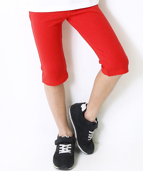 devirock(デビロック)の「ウルトラストレッチハーフパンツ レギパン 保育園パンツ ストレッチパンツ(その他パンツ・キッズ・ヘザーチャコール/杢グレー/ブルー/ターコイズブルー/ベージュ系その他/ライム/オレンジ/ピンク系その他/ネイビー/イエロー/ブルー系その他/ダークパープル/イエロー系その他/エメラルド/ブルー系その他2/ブラック/カーキ/ピンク/レッド/レッド系その他・90cm/130cm/110cm/140cm/95cm/100cm/120cm/80cm)」の18枚目の写真