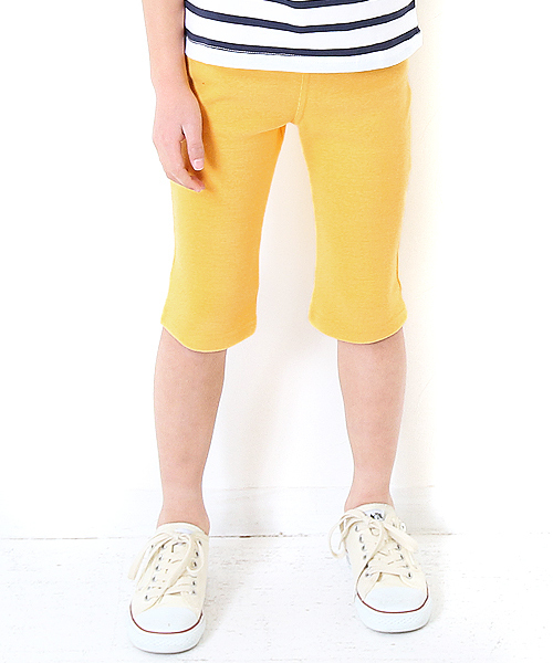 devirock(デビロック)の「ウルトラストレッチハーフパンツ レギパン 保育園パンツ ストレッチパンツ(その他パンツ・キッズ・ヘザーチャコール/杢グレー/ブルー/ターコイズブルー/ベージュ系その他/ライム/オレンジ/ピンク系その他/ネイビー/イエロー/ブルー系その他/ダークパープル/イエロー系その他/エメラルド/ブルー系その他2/ブラック/カーキ/ピンク/レッド/レッド系その他・90cm/130cm/110cm/140cm/95cm/100cm/120cm/80cm)」の14枚目の写真