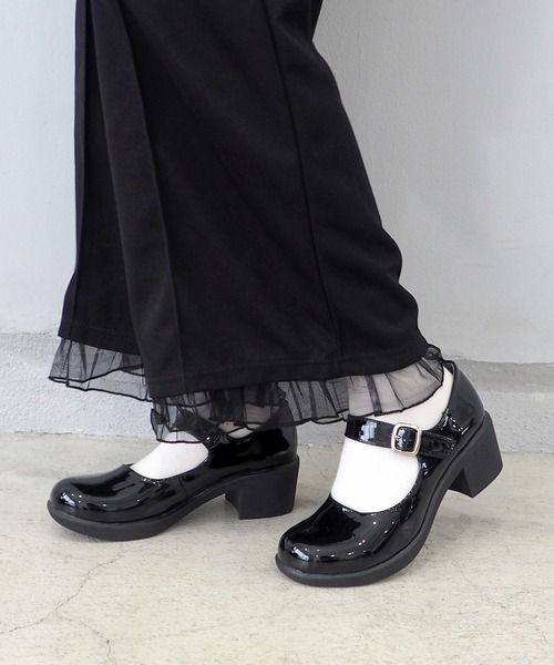 厚底ストラップシューズ 8980365（パンプス）｜by