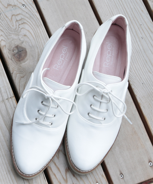 REPEL（リベル）の「防水レースアップスニーカー (RP-476)（スニーカー・レディース・シルバー/ホワイト/ブラック・24.0cm/23.5cm/23.0cm/24.5cm/22.5cm）」の12枚目の写真