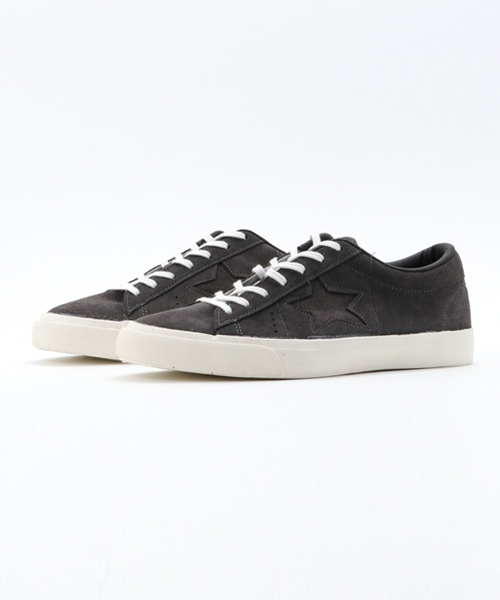 JACKROSE（ジャックローズ）の「スウェードスターシューレーススニーカー（スニーカー・メンズ・グレー/ブラック/ベージュ・L/M）」の2枚目の写真