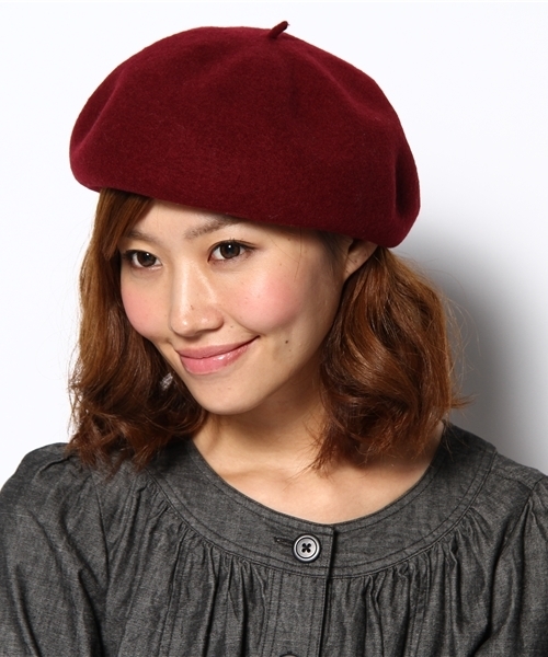 SHIPS for women（シップスフォーウィメン）の「★★liflattie:ベレー（ハンチング/ベレー帽・レディース・ホワイト/ライトグレー/ワイン/ネイビー・ONE SIZE）」の8枚目の写真