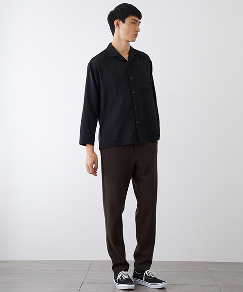 NUMBER (N)INE × STUDIOUS コラボ白シャツ UJOH/ウジョー】《STUDIOUS別注》Drawcord Short T/ドローコード