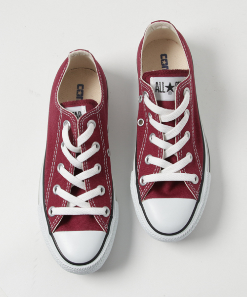 CONVERSE（コンバース）の「CONVERSE コンバース オール スター オックス / ALL STAR OX (MRN) 32163522（スニーカー・レディース・マルーン・25.5cm/22.0cm/24.5cm/22.5cm/23.0cm/25.0cm/26.0cm/23.5cm/26.5cm/27.5cm/24.0cm/27.0cm/28.0cm/28.5cm/29.0cm）」の3枚目の写真
