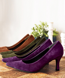 KOBE LETTUCE | 低反発クッションと安定感のあるピンヒールが嬉しい！ポインテッドトゥ7cmヒールパンプス/レディースシューズ[I1397]/神戸レタス(パンプス)