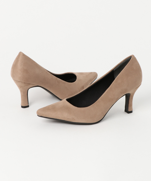 KOBE LETTUCE（コウベレタス）の「ポインテッドトゥ7cmヒールパンプス（パンプス・レディース・ブラック/ブラック系その他/チェック/ベージュ/グレイッシュベージュ/キャメル/シルバー/ワイン/ブラウン/パープル/カーキ・L/LL/M/S）」の5枚目の写真