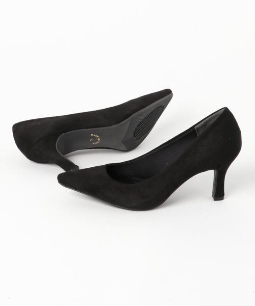 KOBE LETTUCE（コウベレタス）の「ポインテッドトゥ7cmヒールパンプス（パンプス・レディース・ブラック/ブラック系その他/チェック/ベージュ/グレイッシュベージュ/キャメル/シルバー/ワイン/ブラウン/パープル/カーキ・L/LL/M/S）」の14枚目の写真