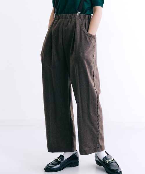 MERLOT（メルロー）の「パンツ7188（その他パンツ・レディース・ブラウン/チャコールグレー/カーキ・FREE）」の3枚目の写真