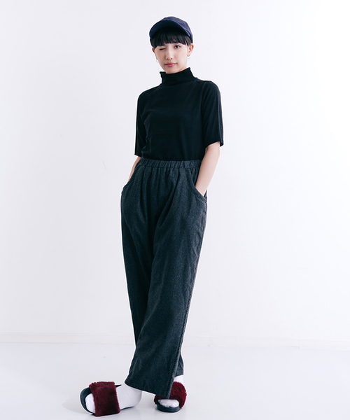 MERLOT（メルロー）の「パンツ7188（その他パンツ・レディース・ブラウン/チャコールグレー/カーキ・FREE）」の4枚目の写真