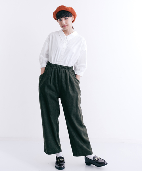 MERLOT（メルロー）の「パンツ7188（その他パンツ・レディース・ブラウン/チャコールグレー/カーキ・FREE）」の7枚目の写真