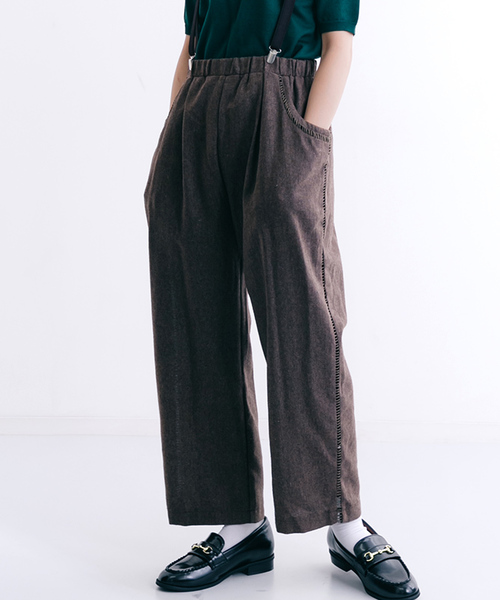 MERLOT（メルロー）の「パンツ7188（その他パンツ・レディース・ブラウン/チャコールグレー/カーキ・FREE）」の13枚目の写真