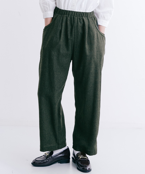 MERLOT（メルロー）の「パンツ7188（その他パンツ・レディース・ブラウン/チャコールグレー/カーキ・FREE）」の12枚目の写真