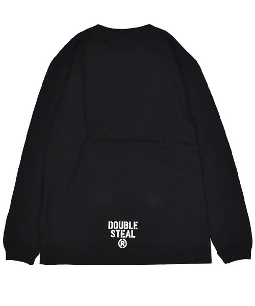 DOUBLE STEAL（ダブルスティール）の「5 LOGO 長袖Tシャツ（Tシャツ/カットソー・メンズ・ホワイト/ブラック・MEDIUM/LARGE/X-LARGE/XX-LARGE）」の5枚目の写真