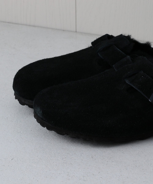 BIRKENSTOCK BOSTON/FUR 黒　24cm BIRKENSTOCK BOSTON FUR BLACK