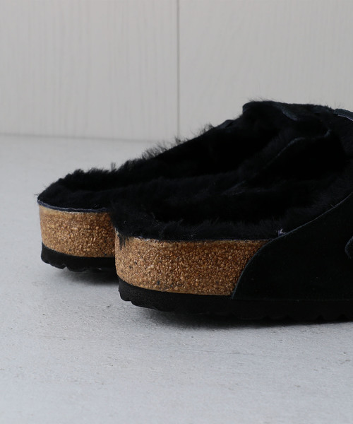 BIRKENSTOCK(ビルケンシュトック)の「<BIRKENSTOCK>BOSTON FUR BLACK/サンダル(サンダル・メンズ・ブラック・41/40/42)」の3枚目の写真