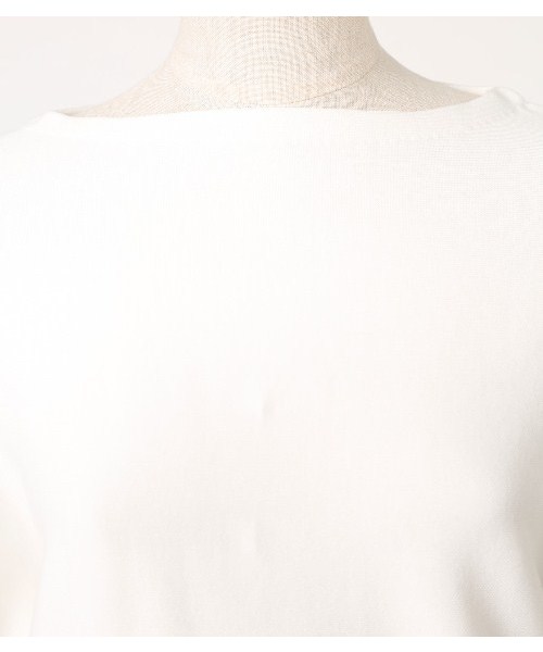 PEGGY LANA（ペギーラナ）の「Round Shoulder Knit Top（ニット/セーター・レディース・ホワイト/ライム/ネイビー・FREE）」の7枚目の写真