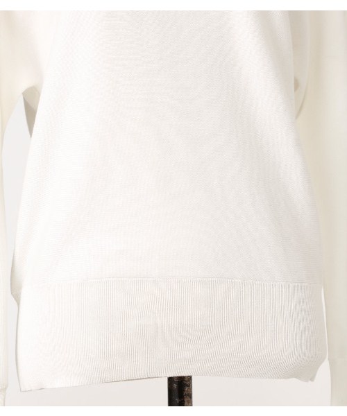 PEGGY LANA（ペギーラナ）の「Round Shoulder Knit Top（ニット/セーター・レディース・ホワイト/ライム/ネイビー・FREE）」の9枚目の写真