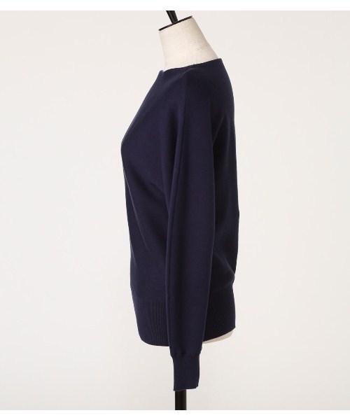 PEGGY LANA（ペギーラナ）の「Round Shoulder Knit Top（ニット/セーター・レディース・ホワイト/ライム/ネイビー・FREE）」の12枚目の写真