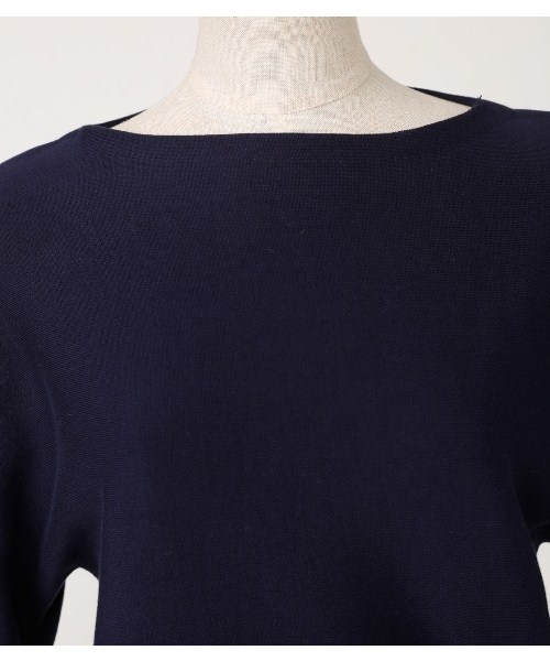 PEGGY LANA（ペギーラナ）の「Round Shoulder Knit Top（ニット/セーター・レディース・ホワイト/ライム/ネイビー・FREE）」の14枚目の写真