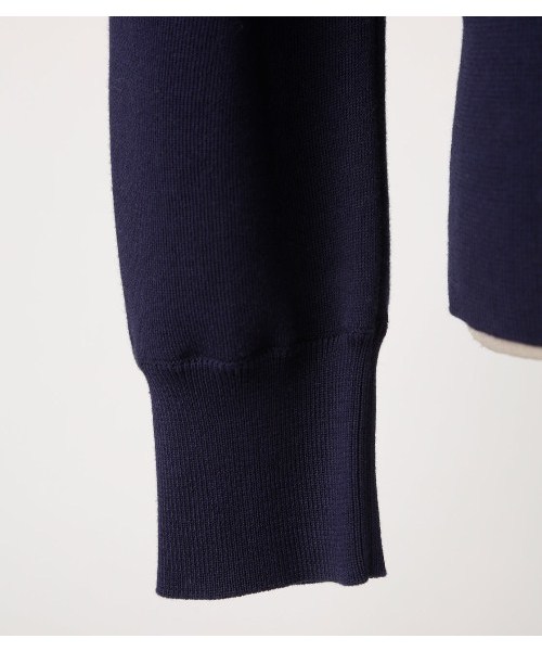 PEGGY LANA（ペギーラナ）の「Round Shoulder Knit Top（ニット/セーター・レディース・ホワイト/ライム/ネイビー・FREE）」の17枚目の写真