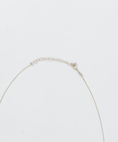 un dix cors（アンディコール）の「ラウンドパーツ＆パールネックレス（ネックレス・レディース・ベージュ/ブラウン・ﾌﾘ-）」の3枚目の写真