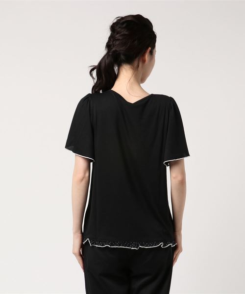 axes femme（アクシーズファム）の「ビッグリボンフリルプルオーバー