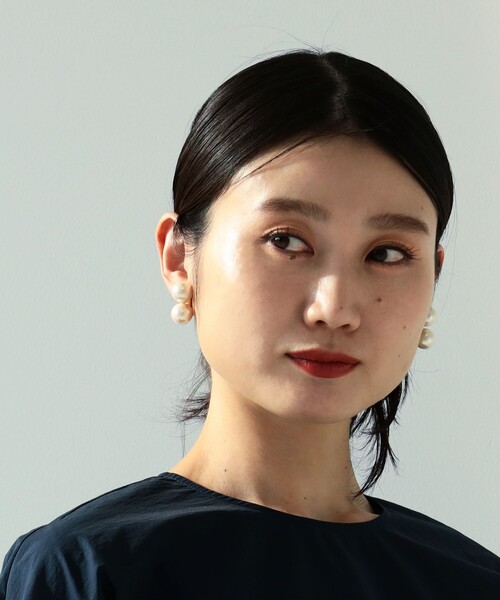 Demi-Luxe BEAMS（デミルクス ビームス）の「Demi-Luxe BEAMS / ダブルパール イヤリング（イヤリング・レディース・ホワイト・ONE SIZE）」の7枚目の写真