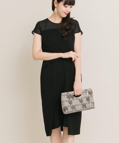 URBAN RESEARCH ROSSO WOMEN(アーバンリサーチ ロッソ)の「kaene×ROSSO ウエストマークワンピース∴(ワンピース・レディース・ブルー系その他/パープル/ブラック・FREE)」の2枚目の写真