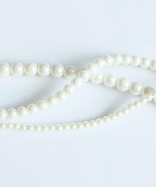 DRESS STAR(ドレス スター)の「MIXフェイクパールデザイン3連ネックレス(ネックレス・レディース・ホワイト・フリー)」の9枚目の写真