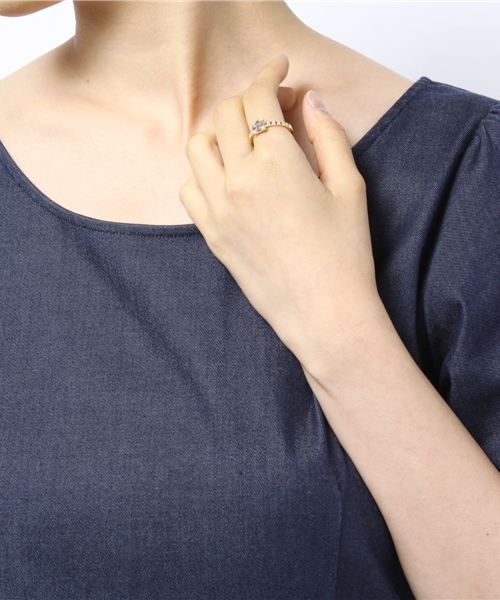 BELLESIORA（ベルシオーラ）の「K18ダイヤモンドリング（40123311040  