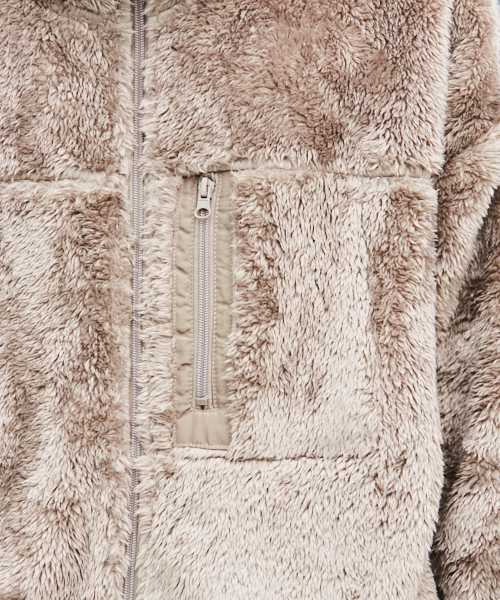 kutir(クティール)の「ダブル ボアジャケット ボアブルゾン(ブルゾン・メンズ・ホワイト/ブラック/ベージュ・SMALL/MEDIUM/LARGE)」の10枚目の写真