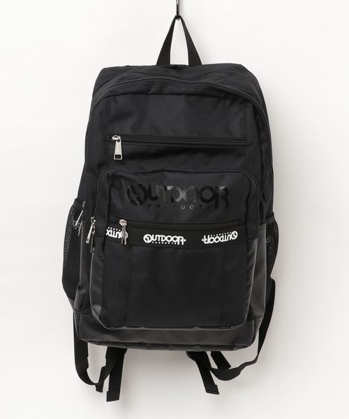 OUTDOOR PRODUCTS(アウトドアプロダクツ)の「テープツカイ2ルームデイパック バックパック(バックパック/リュック・メンズ・ホワイト/ブラック/ネイビー/レッド/ピンク・FREE)」の3枚目の写真