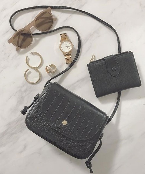 shopnikoniko（ショップニコニコ）の「プチプライス 斜め掛け ミニショルダーバッグ（ショルダーバッグ・レディース・ブラウン/ブラック/ワイン/ベージュ/レッド系その他/ブラック系その他/イエロー系その他/ブラウン系その他/グリーン/イエロー/ホワイト/パープル/グレー・フリー）」の17枚目の写真