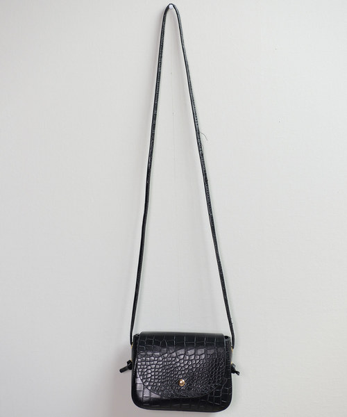 shopnikoniko（ショップニコニコ）の「プチプライス 斜め掛け ミニショルダーバッグ（ショルダーバッグ・レディース・ブラウン/ブラック/ワイン/ベージュ/レッド系その他/ブラック系その他/イエロー系その他/ブラウン系その他/グリーン/イエロー/ホワイト/パープル/グレー・フリー）」の14枚目の写真