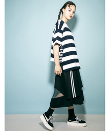 Candy Stripper | RANDOM HEM JERSEY スカート(スカート)