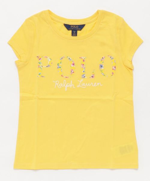 フローラル ポロ ジャージー Tシャツ フローラル ポロ ジャージー Tシャツ