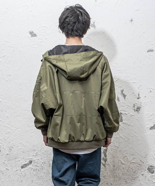 MinoriTY（マイノリティ）の「【2020秋冬】ドルマンビッグサイズMA-1 ライトアウター スプリングコート（MA-1・メンズ・ブラック/ベージュ/カーキ・M/L）」の15枚目の写真