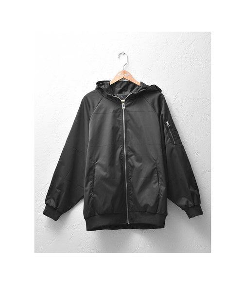 MinoriTY（マイノリティ）の「【2020秋冬】ドルマンビッグサイズMA-1 ライトアウター スプリングコート（MA-1・メンズ・ブラック/ベージュ/カーキ・M/L）」の6枚目の写真