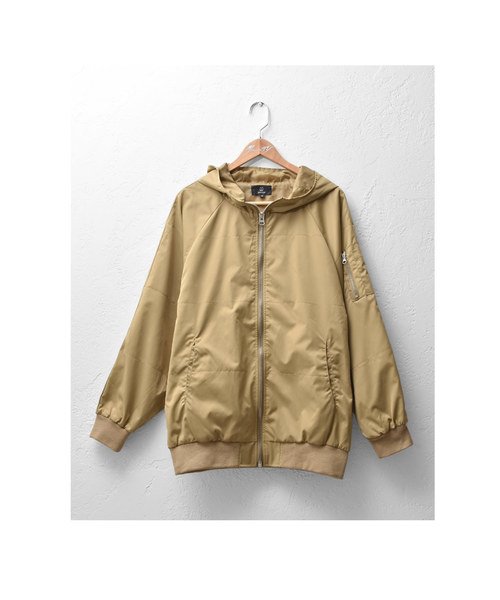MinoriTY（マイノリティ）の「【2020秋冬】ドルマンビッグサイズMA-1 ライトアウター スプリングコート（MA-1・メンズ・ブラック/ベージュ/カーキ・M/L）」の10枚目の写真