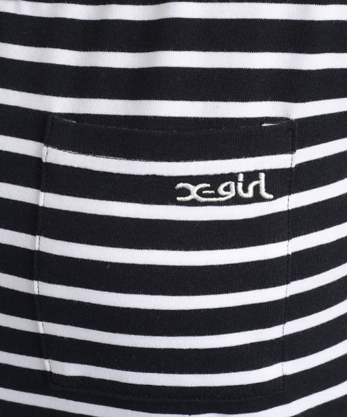 X-girl(エックスガール)の「3 PIECE SET DRESS(ワンピース・レディース・ホワイト/ブラック/ピンク・1/2)」の4枚目の写真