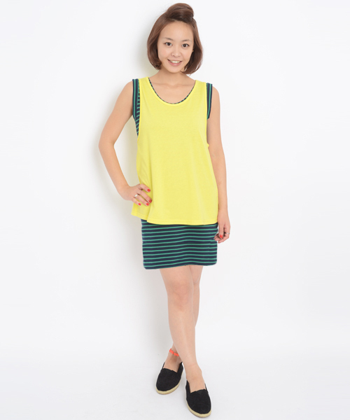 X-girl(エックスガール)の「3 PIECE SET DRESS(ワンピース・レディース・ホワイト/ブラック/ピンク・1/2)」の18枚目の写真