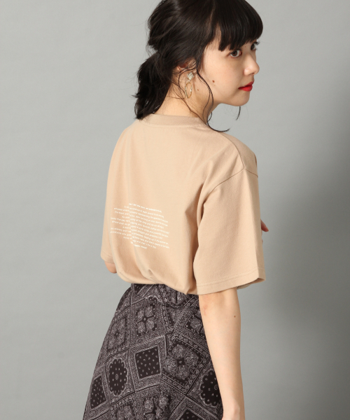 LOWRYS FARM（ローリーズファーム）の「アソートロゴＴＥＥ　838655（Tシャツ/カットソー・レディース・オフホワイト/ブラック/ベージュ/イエロー・FREE）」の9枚目の写真