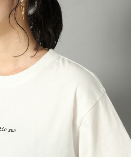 LOWRYS FARM（ローリーズファーム）の「アソートロゴＴＥＥ　838655（Tシャツ/カットソー・レディース・オフホワイト/ブラック/ベージュ/イエロー・FREE）」の11枚目の写真