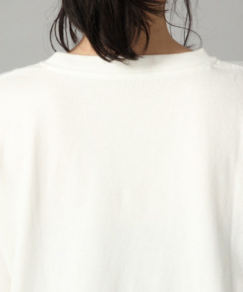 LOWRYS FARM（ローリーズファーム）の「アソートロゴＴＥＥ　838655（Tシャツ/カットソー・レディース・オフホワイト/ブラック/ベージュ/イエロー・FREE）」の16枚目の写真