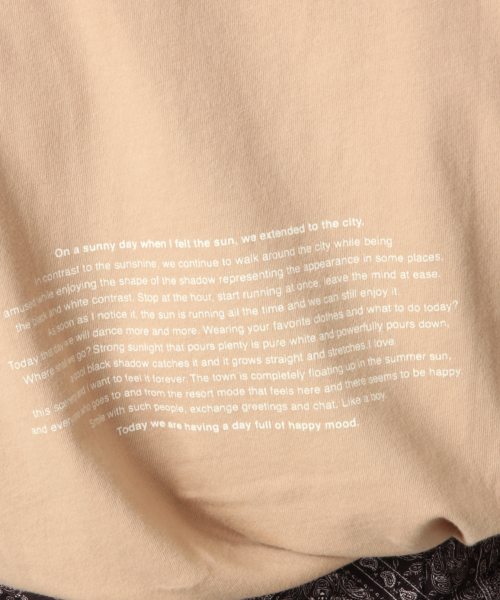 LOWRYS FARM（ローリーズファーム）の「アソートロゴＴＥＥ　838655（Tシャツ/カットソー・レディース・オフホワイト/ブラック/ベージュ/イエロー・FREE）」の20枚目の写真