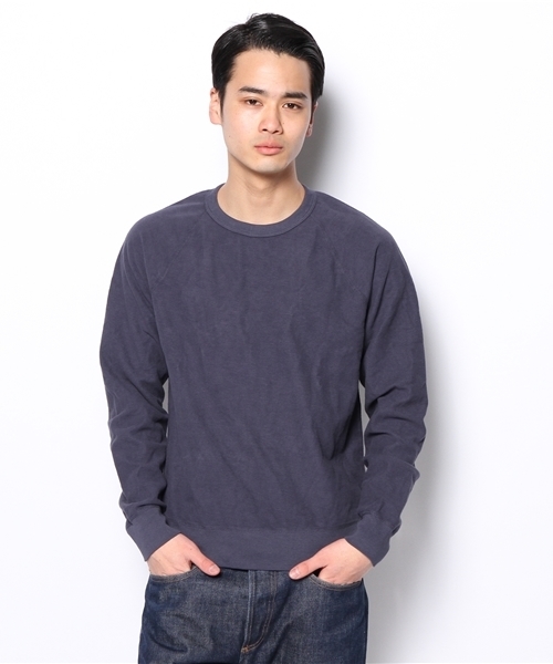 SHIPS（シップス）の「SAVE KHAKI: コットン リバーシブル フリース スウェット（スウェット・メンズ・ホワイト/グレー/ネイビー・SMALL/LARGE/MEDIUM）」の3枚目の写真